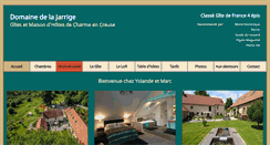 Desktop Screenshot of domainedelajarrige.fr